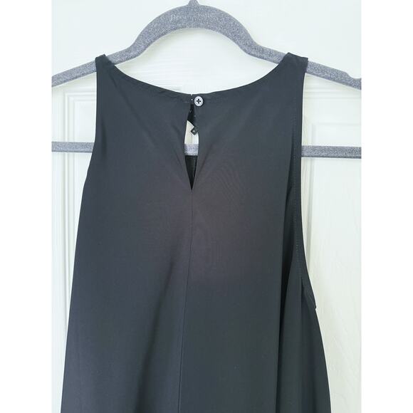 Hatch Single Pleat Black A-Line Midi Dress Small Quiet Luxury Maternity Event - Picture 7 of 8